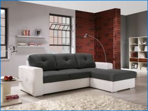 Sarok kanapé a belső térben