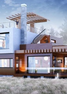 Az egyszintes házakról a hi-tech stílusában