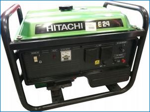 Hitachi benzingenerátorok: Választék áttekintése