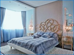 Szürke-kék hálószoba