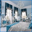 Szürke-kék hálószoba