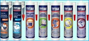 Tytan Professzionális tömítőanyagok: fajok, jellemzők