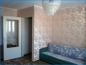 A 2 szobás "Khruscsov" javítása és tervezése felújítás nélkül