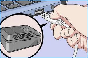 A nyomtató csatlakoztatása egy laptophoz USB-kábellel?