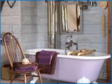Fürdőszoba egy magánházban: Elrendezés és elrendezés