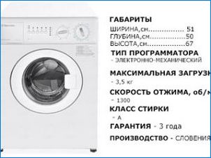 Kis mosógépek gépek: Méretek és legjobb modellek