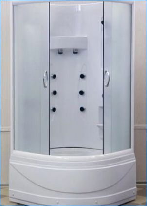 Zuhanyzóház a belsőépítészetben kis fürdőszoba