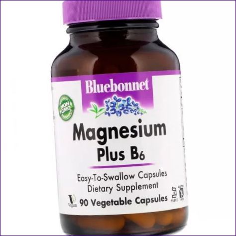 Bluebonnet Nutrition Magnézium plus B6