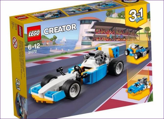 LEGO Creator 31072 Extreme Racing Constructor építőgép