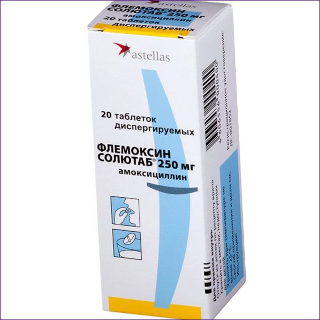 Amoxicillin (Flemoxin Solutab)