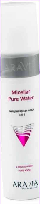 Aravia Professional micellás tiszta víz 3 az 1-ben gotu kola kivonattal
