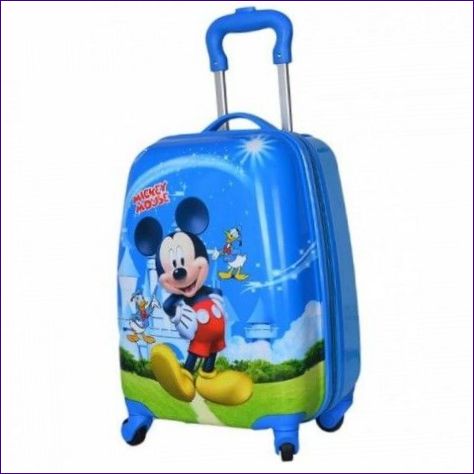 Mickey gyermek bőrönd kerekeken