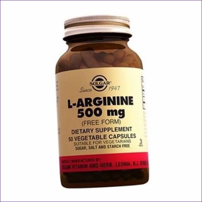 Solgar L-arginin 500 mg