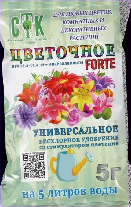 Virágtrágya Forte 5 g Modern minőségi technológia