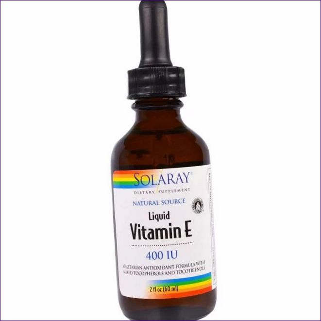 Solaray E-vitamin folyékony 400 NE