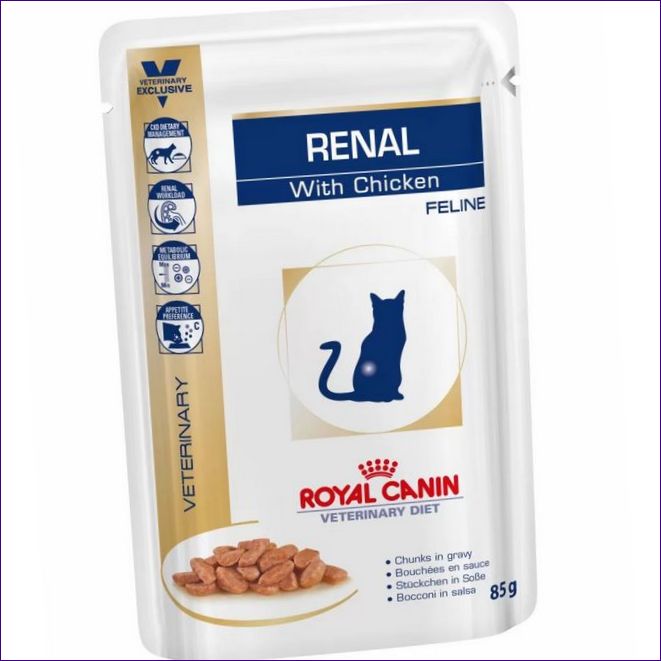 Royal Canin Renal darabok vesebeteg macskáknak és tonhal szószban