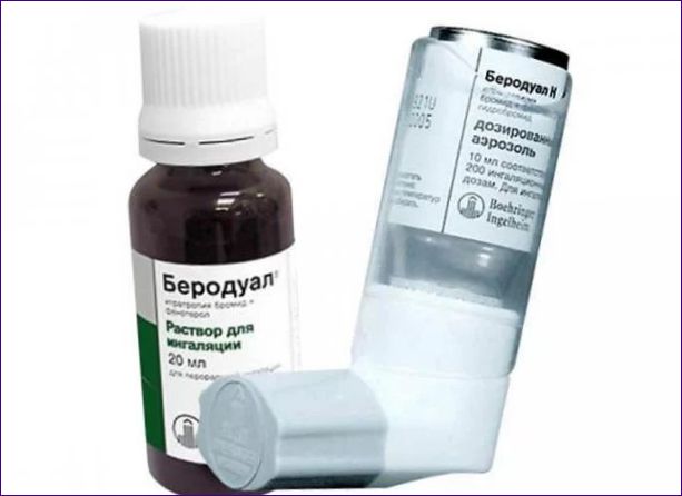 Ipratropium-bromid + fenoterol (Berodual, Astmasol, Inspirax)