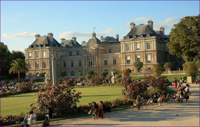 A Luxemburgi Palota és kert