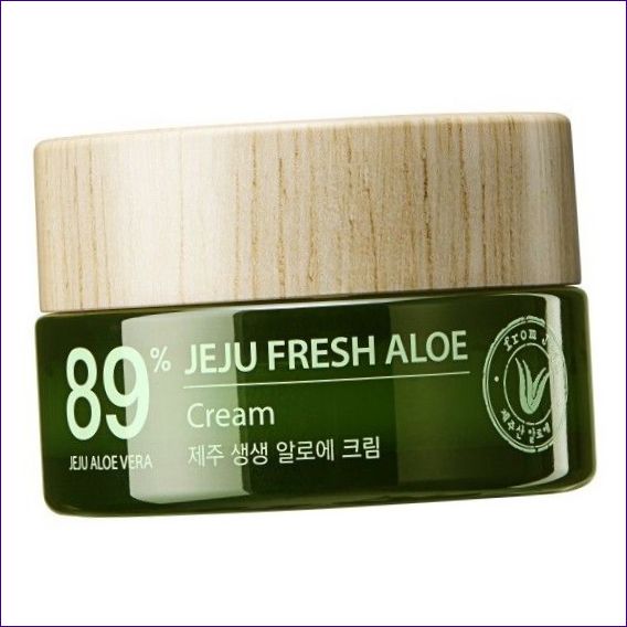 A Saem Jeju Fresh Aloe Cream 89%-os Aloe Vera hidratáló és frissítő krém