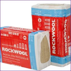 Rockwool akusztikus Batts Pro ultra vékony 27 x 600 x 1000 mm