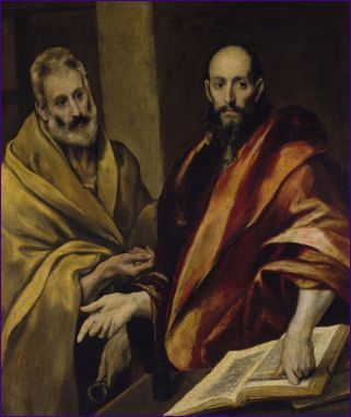 Péter és Pál apostolok, El Greco