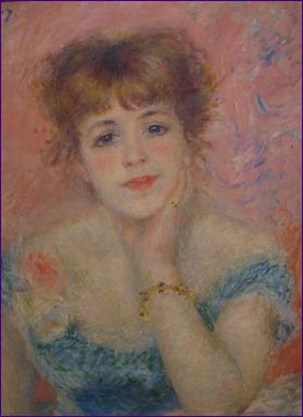 Jeanne Samarie színésznő portréja, Pierre-Auguste Renoir