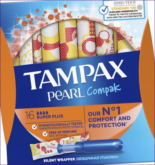 TAMPAX tamponok Compak Pearl Super Plus Duo