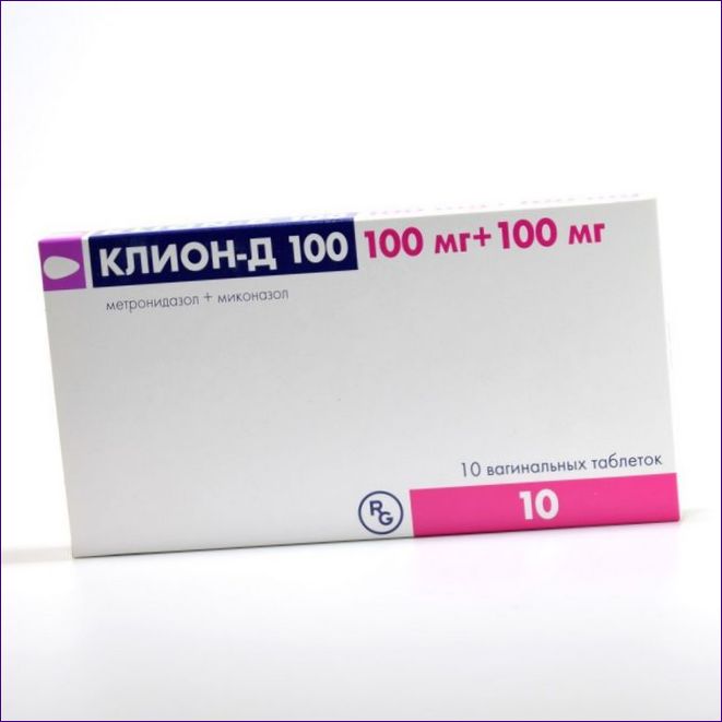 Metronidazol + mikonazol (Clion D-100)