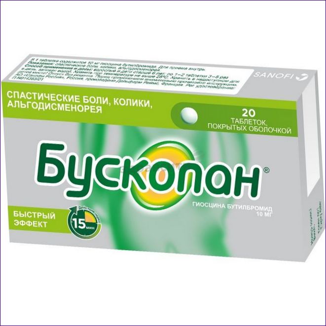 Hjoszcin-butil-bromid (Buscopan)
