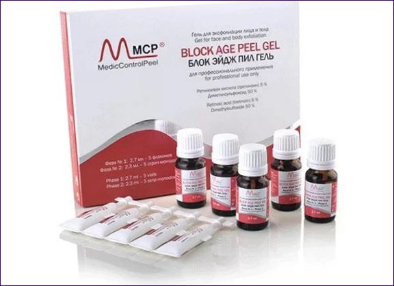 MCP - CHEMICAL PRINCIPLE JELLOW (RETINE) - BLOCK AGE PEEL GEL - 10 FLACK -MEDIC CONTROL PEEL.webp