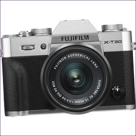 Fujifilm X-T30 Kit ezüst 15-45mm f/3.5-5.6 OIS PZ