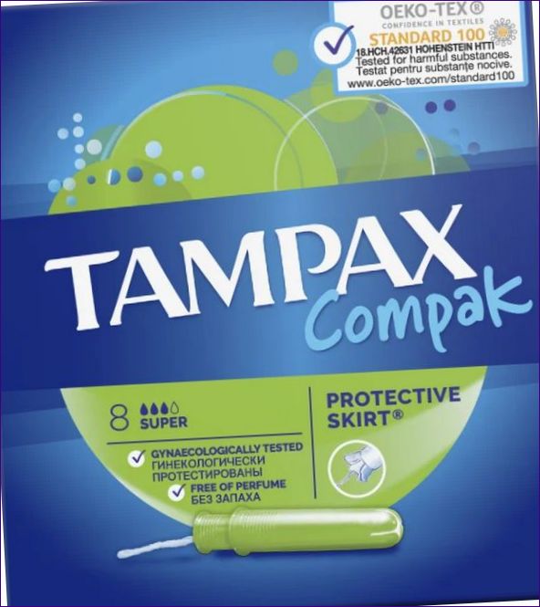 TAMPAX Compak Super tamponok