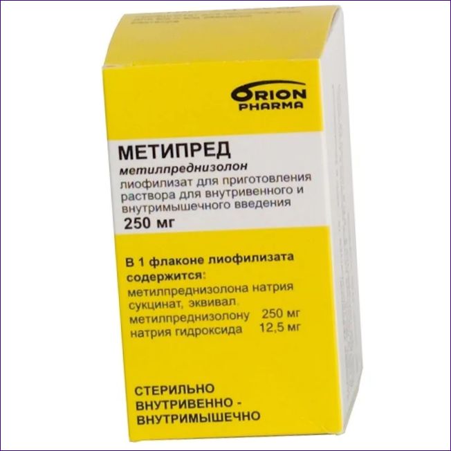 Metilprednizolon (Metipred, Ivepred, Solu-medrol)