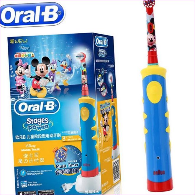 Oral-B Mickey Kids elektromos fogkefe szín kék