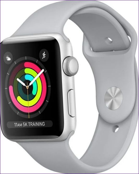 Apple Watch Series 3 42 mm-es alumínium tok sport szíjjal