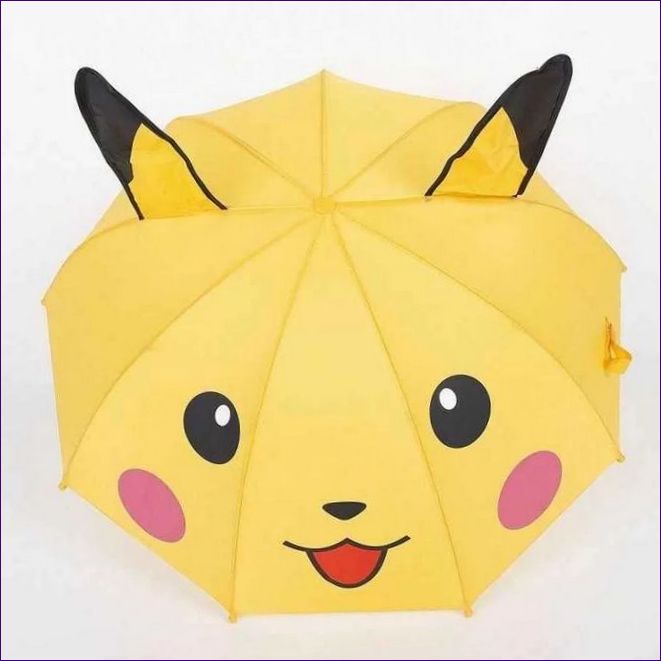 Esernyő fülekkel Pikachu Pokemon