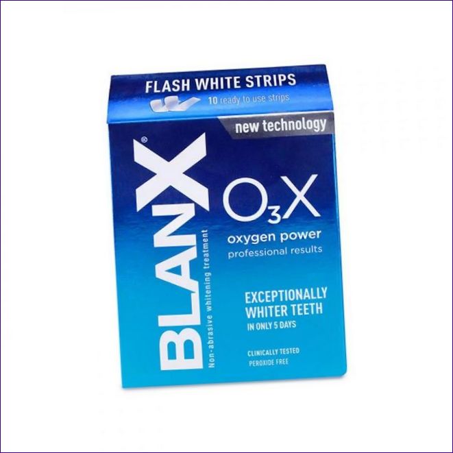 BlanX O₃X Flash White Stripes Oxygen Power fehérítő csíkok