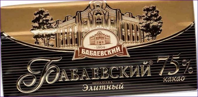 Babayevsky Elite keserű 75% kakaó