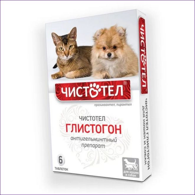CHISTOTEL Glistogon tabletta macskáknak és kutyáknak