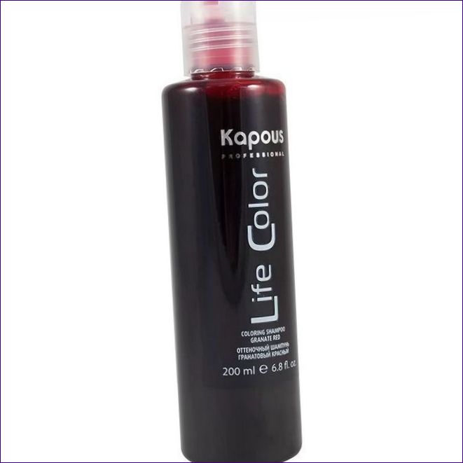 Kapous professzionális hajsampon (gránátalma vörös)