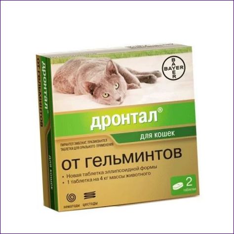 Drontal (Bayer) tabletta macskáknak (2 tabletta)
