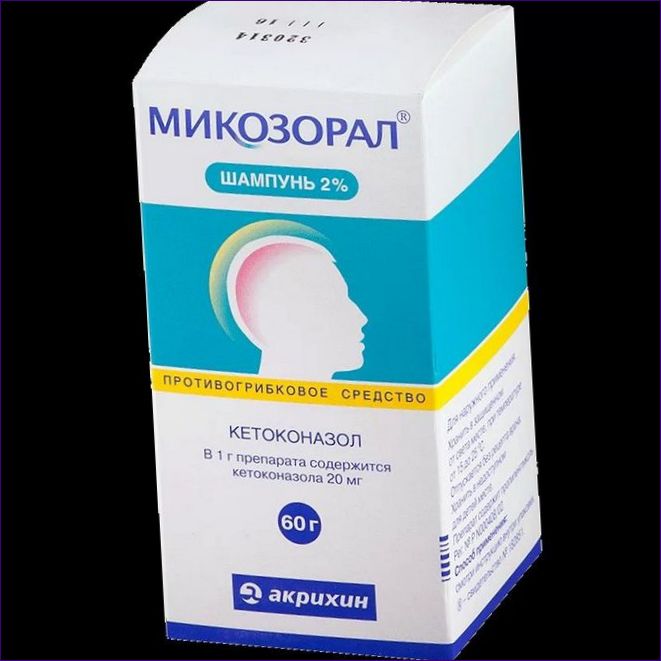 Ketokonazol (Nisoral, Mycosoral, Sebozol)