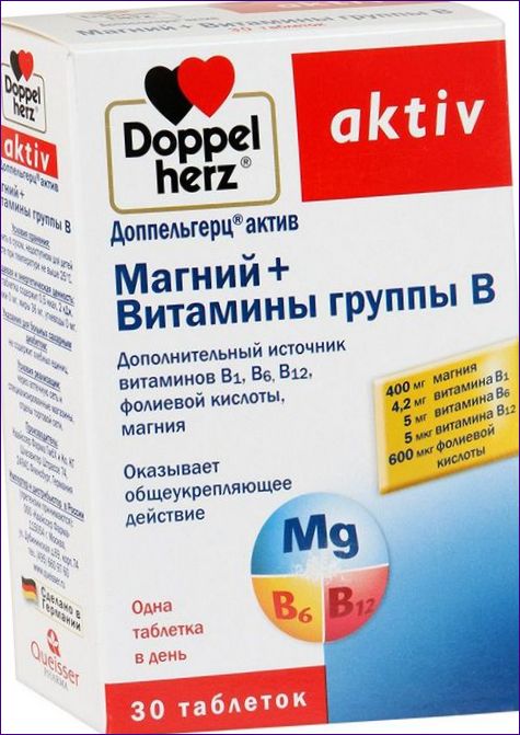 Doppelgerz aktív magnézium + B-vitaminok
