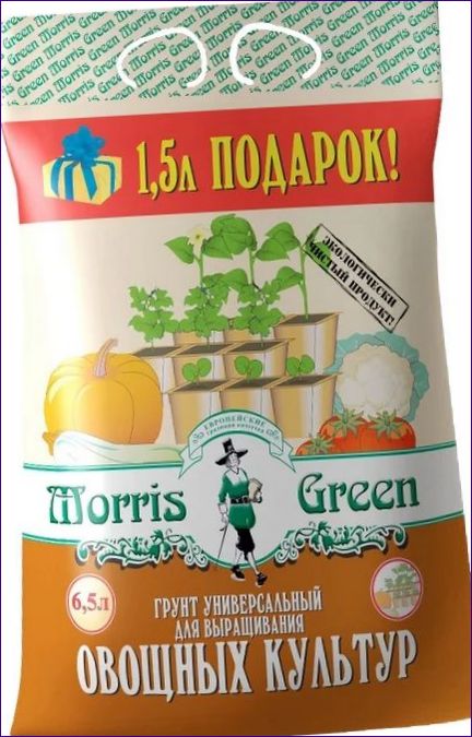 Morris Zöld talaj zöldségtermesztéshez
