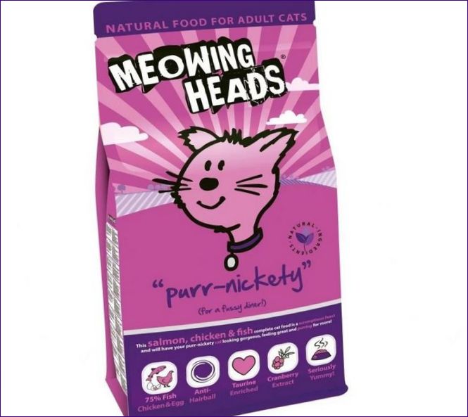 Meowing Heads Purr-táp lazaccal és csirkével (1,5 kg)
