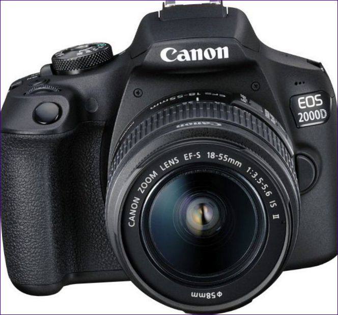 Canon EOS 2000D Kit fekete EF-S 18-55mm f/3.5-5.6 III